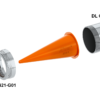 Albion 235-3 Orange Plastic Cone Nozzle - Image 3