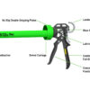 Albion B12Q B-Line Manual Caulking Gun - Image 3